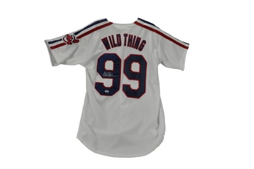 Charlie Sheen "Wild Thing" Ricky Vaughn Signed Jersey 